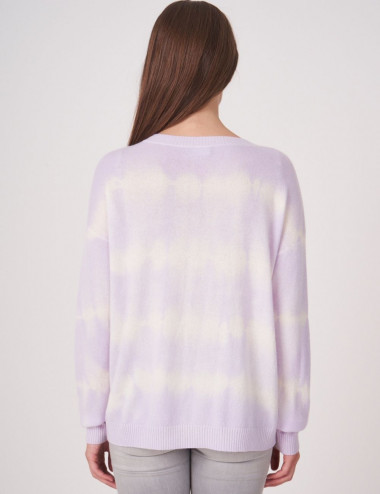 101551 9379 Lilac Tie Dye Sweater Repeat