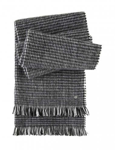 Wool scarf with pepita...