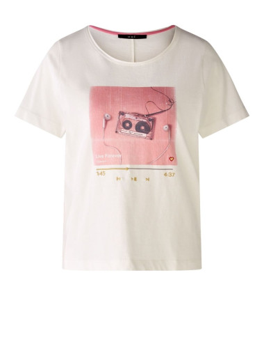 T-Shirt imprimé rétro - OUI