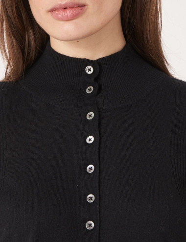 Button-neck pullover - Repeat