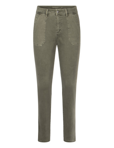 Olive green Iva trousers -...