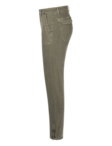 Olive green Iva trousers -...