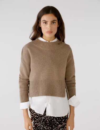 Wool blend pullover - OUI