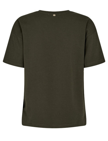 Sacha V-neck T-Shirt - Mos...