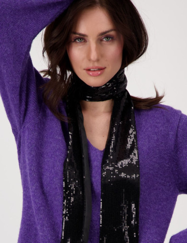 Lightweight sequined scarf...