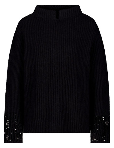 Sequined knitted pullover -...