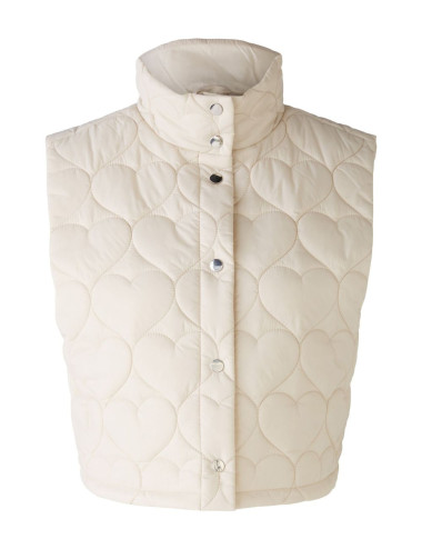 Sleeveless quilted heart...