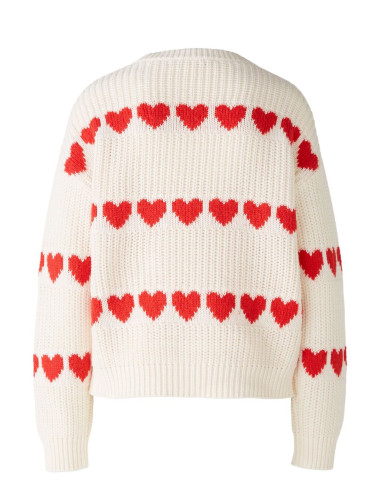 Sweater with hearts