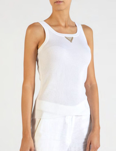Camisole with shiny detail
