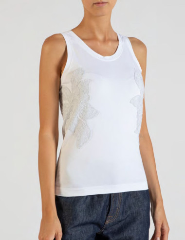 Camisole with flower...