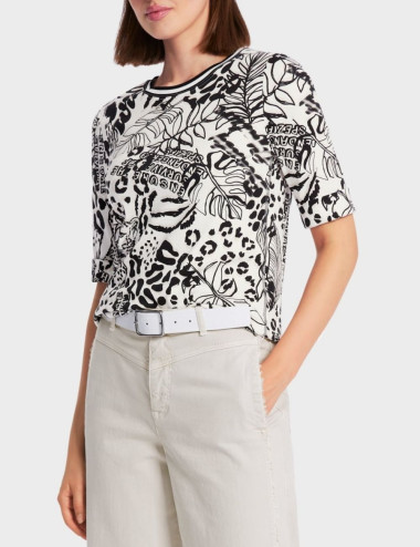 T-Shirt imprimé léopard