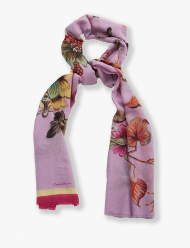 Lilac maxi cotton scarf...
