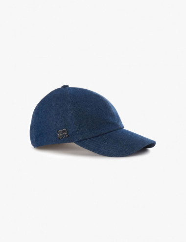 Blue denim hat