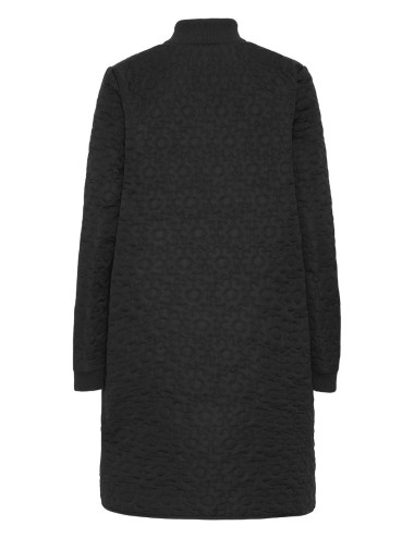 Black quilted coat IRIS01