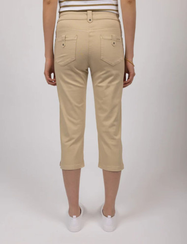 Pantacourt Élodie beige -...