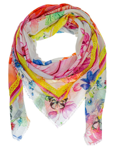 Floral scarf