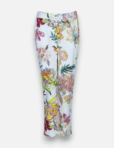 Flower print pants