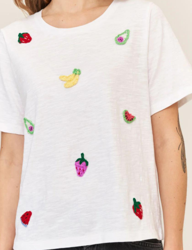 Frutti Tutti crochet T-shirt