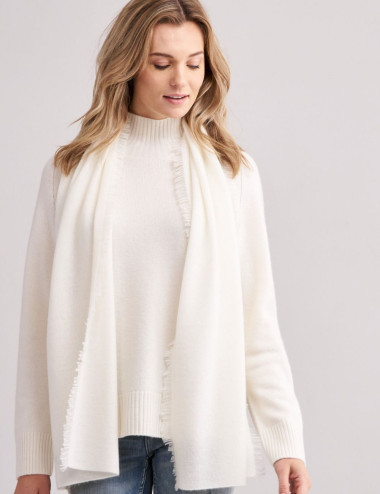 Écharpe en cachemire à...