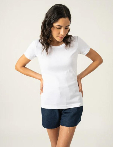 T-Shirt Ajaccio II blanc -...