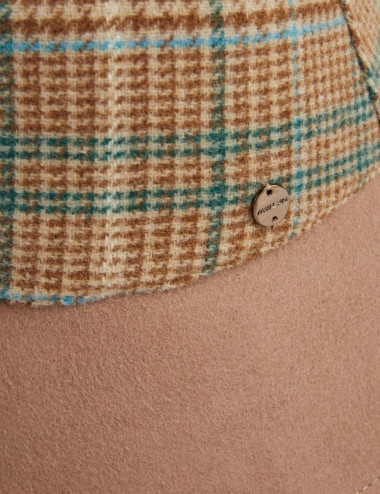 Chapeau bob en mélange de...