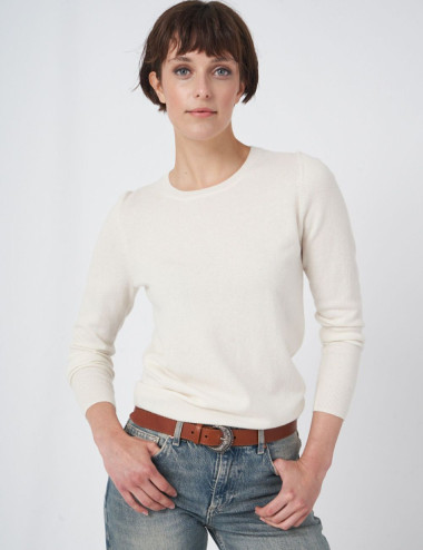 Pull à encolure ronde en...