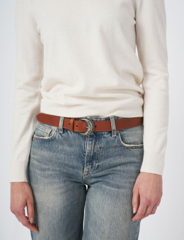 Pull à encolure ronde en...