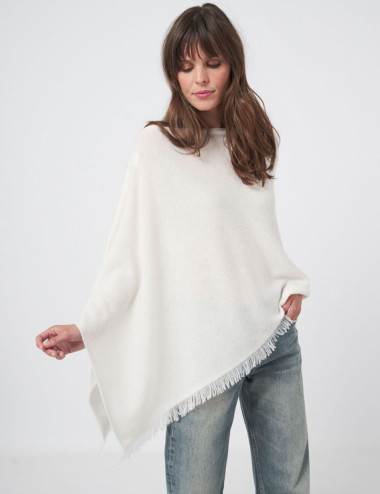 Poncho asymétrique à...