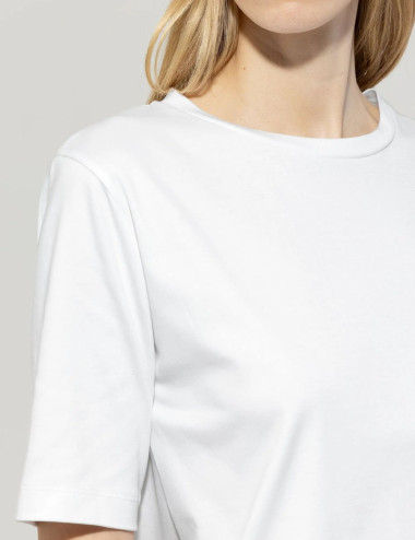 T-shirt basique blanc -...