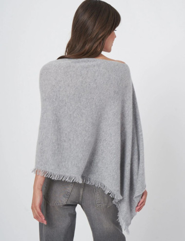 Poncho asymétrique à...