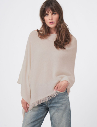 Poncho asymétrique à...