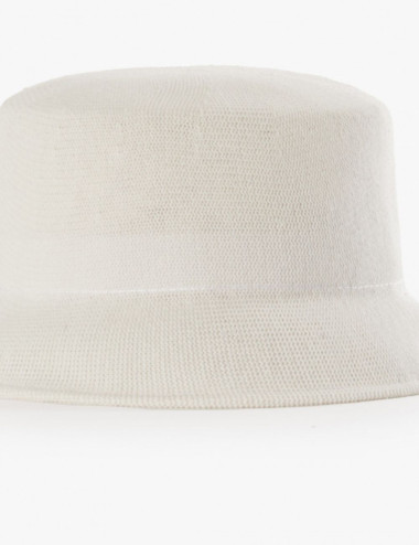 Chapeau en coton blanc -...