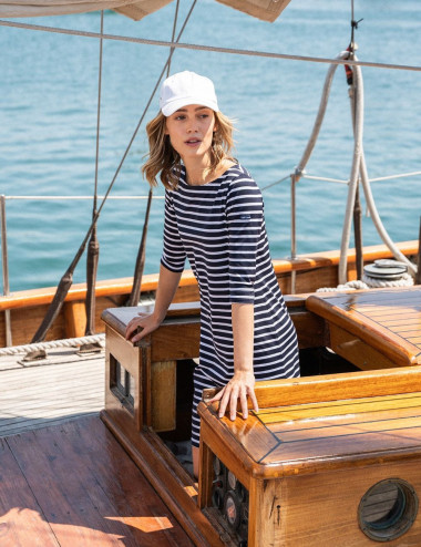 Robe Propriano marine à...