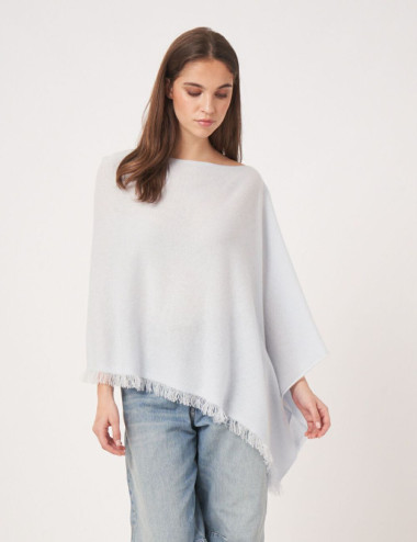 Poncho asymétrique à...