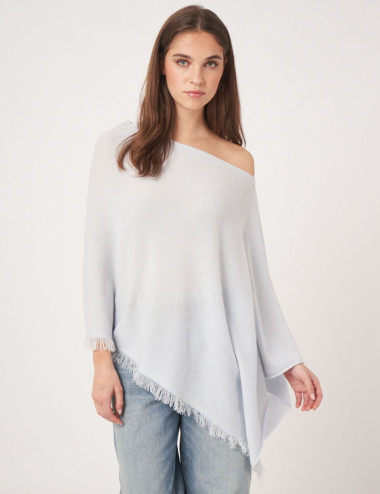Poncho asymétrique à...