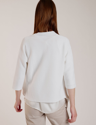 Cardigan de base blanc -...