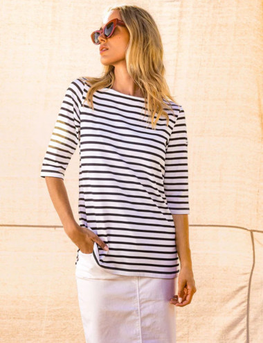 T-Shirt Phare blanc et...