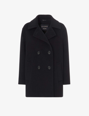Manteau court noir - Cinzia...