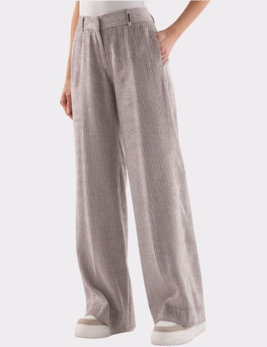 Pantalon en velours à...