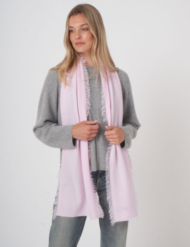 Écharpe en cachemire à...