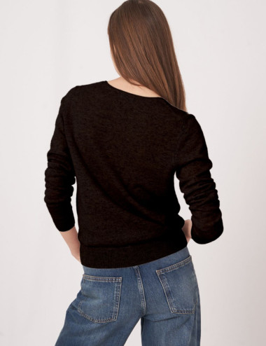 Pull col V en cachemire...