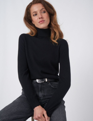Pure Cashmere Turtleneck Black Chunky Turtleneck Sweater Cos Pure