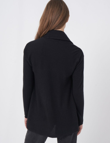 Cardigan ouvert à col châle...