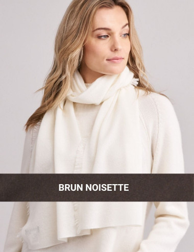 Écharpe en cachemire à...