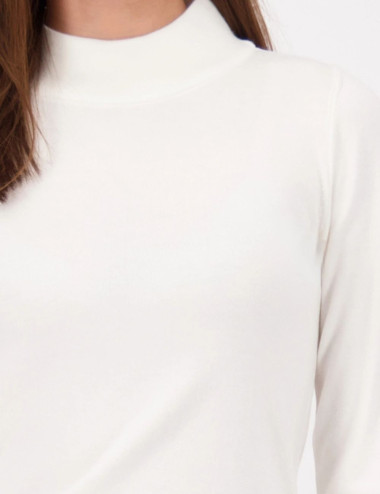 Pull basique à col montant...