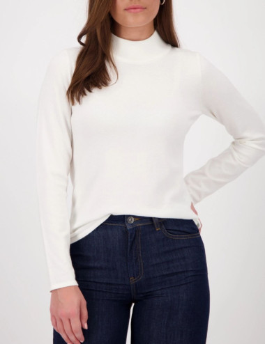 Pull basique à col montant...