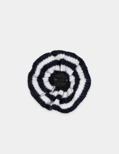 Broche en tricot de fleur -...