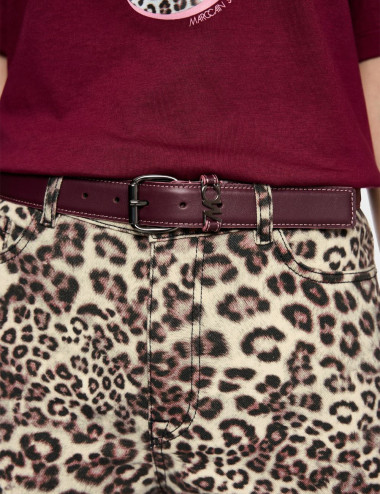 Ceinture classique en cuir...