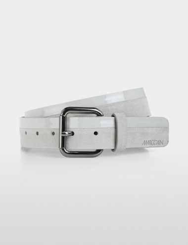 Ceinture en cuir mixte -...