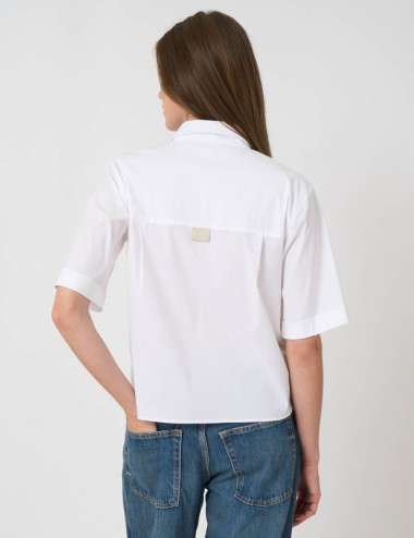 Blouse blanche à manches...